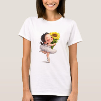 Sunflower Kiss Ballet Tシャツ