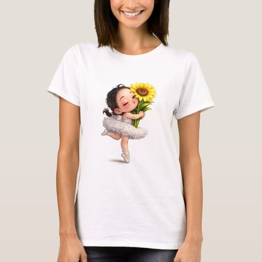 Sunflower Kiss Ballet Tシャツ (正面)