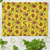 Sunflower Kitchen Towel キッチンタオル (折り畳み)
