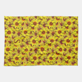 Sunflower Kitchen Towel キッチンタオル (横)