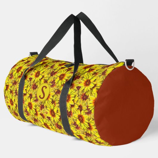 Sunflower Large Duffel Gym Bag ダッフルバッグ (左コーナー)