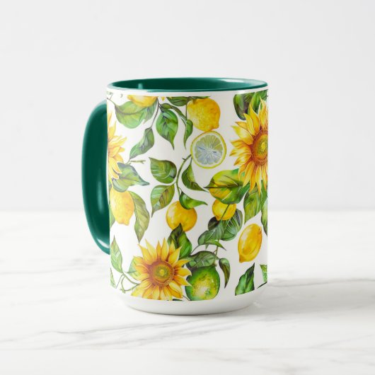Sunflower & Lemon  マグカップ (正面左)