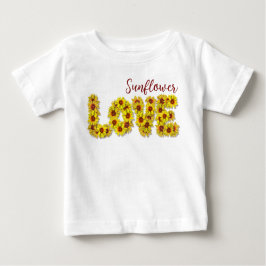 Sunflower Love Baby Top ベビーTシャツ