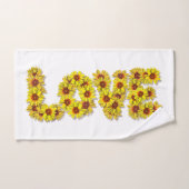 Sunflower Love Bath Towels バスタオルセット (ハンドタオル)