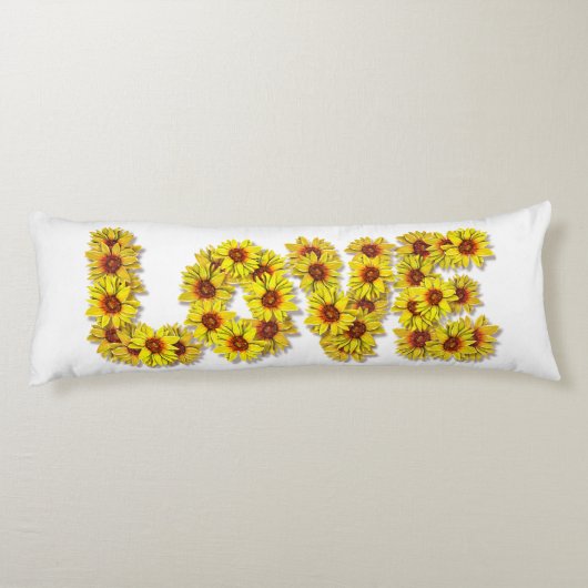 Sunflower Love Body Pillow ボディピロー (裏面)