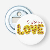 Sunflower Love Bottle Opener 栓抜き (正面)