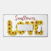 Sunflower Love Desk Mat デスクマット (キーボード&マウス)