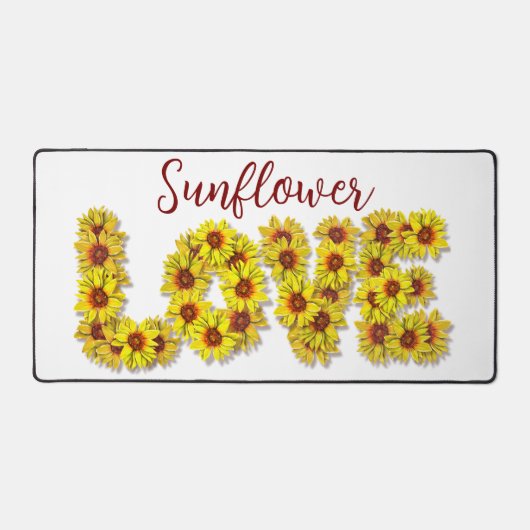 Sunflower Love Desk Mat デスクマット (正面)