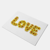Sunflower Love Door Mat ドアマット (アングル)