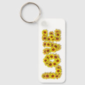 Sunflower Love Keychain キーホルダー (正面)