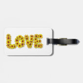 Sunflower Love Luggage Tag ラゲッジタグ (裏面横)