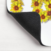 Sunflower Love Mouse Pad マウスパッド (コーナー)