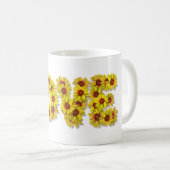 Sunflower Love Mug コーヒーマグカップ (正面右)