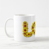 Sunflower Love Mug コーヒーマグカップ (左)