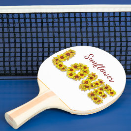 Sunflower Love Ping Pong Paddle 卓球ラケット