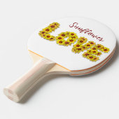Sunflower Love Ping Pong Paddle 卓球ラケット (正面アングル)
