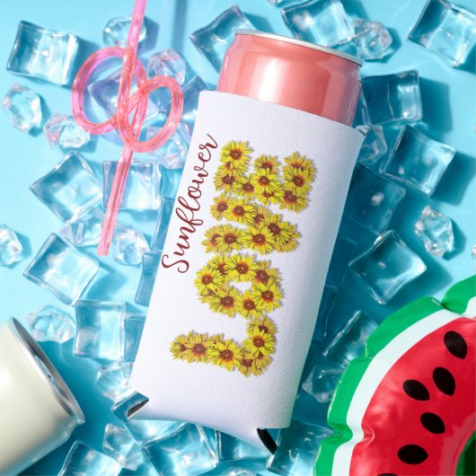 Sunflower Love Slim Can Cooler スリム缶クーラー (インサイチュ 夏)
