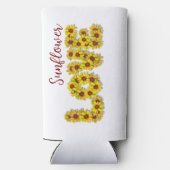Sunflower Love Slim Can Cooler スリム缶クーラー (裏面)