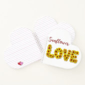 Sunflower Love Spiral Notebook ノートブック (内部)
