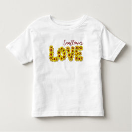 Sunflower Love Toddler Top トドラーTシャツ