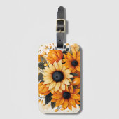Sunflower luggage tag ラゲッジタグ (正面縦)