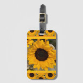 Sunflower Luggage Tag ラゲッジタグ (正面縦)