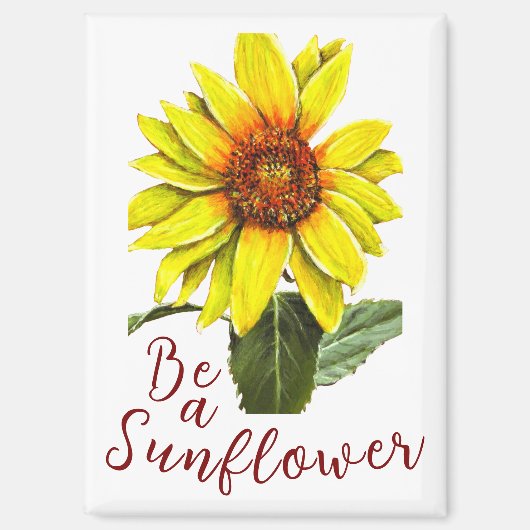 Sunflower Magnet マグネット (正面)