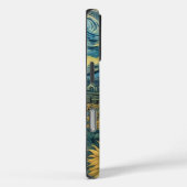 Sunflower Meadow in the Starry Night Case-Mate iPhoneケース (裏面 / 右)