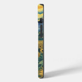 Sunflower Meadow in the Starry Night Case-Mate iPhoneケース (裏面 / 左)