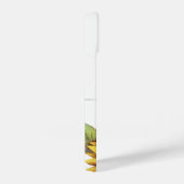 Sunflower Modren Minimal Initial  Plain Phone Case iPhoneケース (右側面)