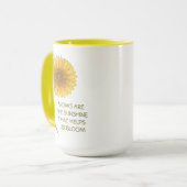 Sunflower Mother's Day Coffee Mug マグカップ (正面左)
