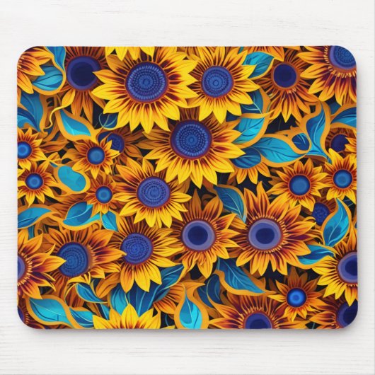 Sunflower Mouse Pad マウスパッド (正面)