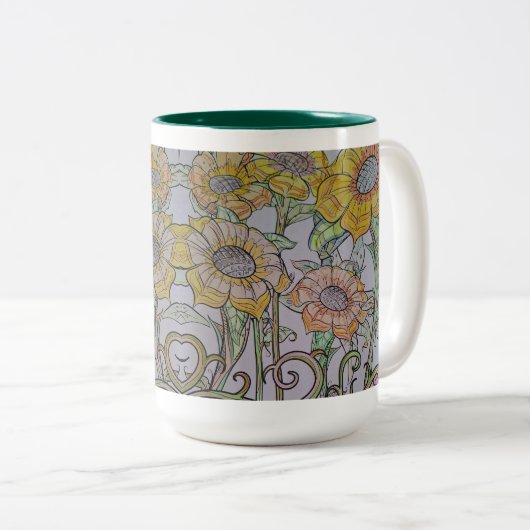 Sunflower Mug ツートーンマグカップ (正面右)