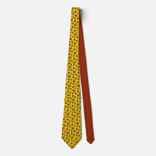 Sunflower Neck Tie ネクタイ (正面)