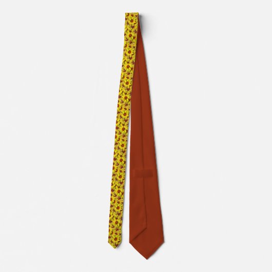 Sunflower Neck Tie ネクタイ (裏面)