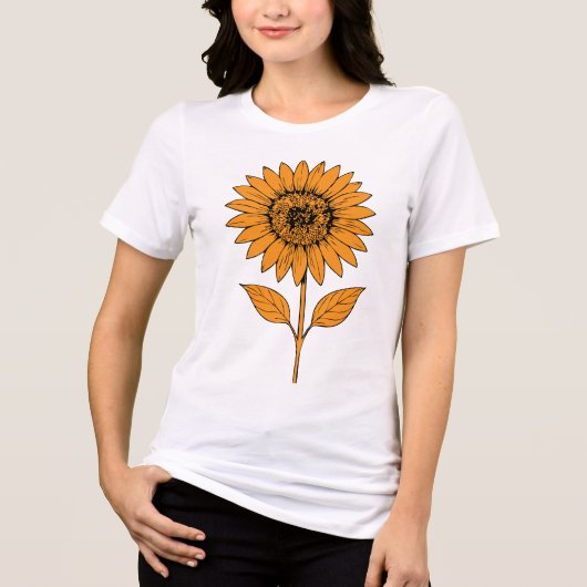 Sunflower Nightfall トライブレンドＴシャツ (正面)