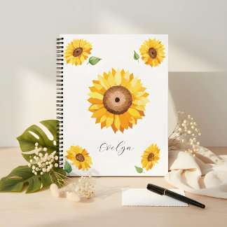 Sunflower Notebook – Design for Gentle Souls ノートブック
