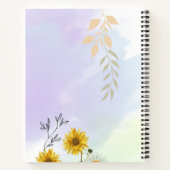 Sunflower Notebook to Keep you Organized ノートブック (裏面)