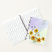 Sunflower Notebook to Keep you Organized ノートブック (内部)