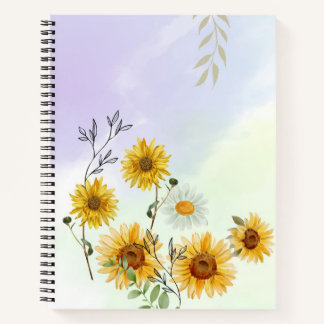 Sunflower Notebook to Keep you Organized ノートブック