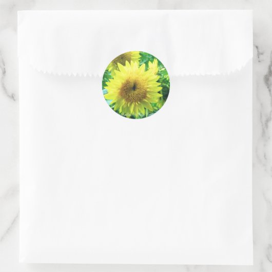 Sunflower of Glaide Monet:Round Seal ラウンドシール (バッグ)