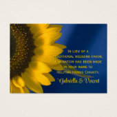 Sunflower on Blue結婚's Charity Fever Card (正面)