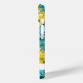 Sunflower Painting Monogrammed Case-Mate iPhoneケース (裏面 / 左)