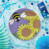 Sunflower Party Plate ペーパープレート (パーティー)