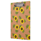 Sunflower Pattern Design – Cute Floral Aesthetic クリップボード (左)