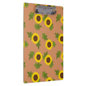 Sunflower Pattern Design – Cute Floral Aesthetic クリップボード (右)