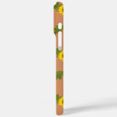 Sunflower Pattern Design – Cute Floral Aesthetic Case-Mate iPhoneケース (裏面 / 左)