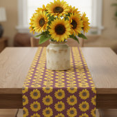 sunflower pattern in  Dusty  Rose ファブリック