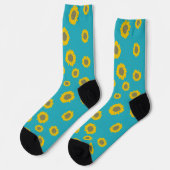 Sunflower Pattern Socks ソックス (左)