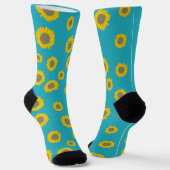 Sunflower Pattern Socks ソックス (傾斜あり)